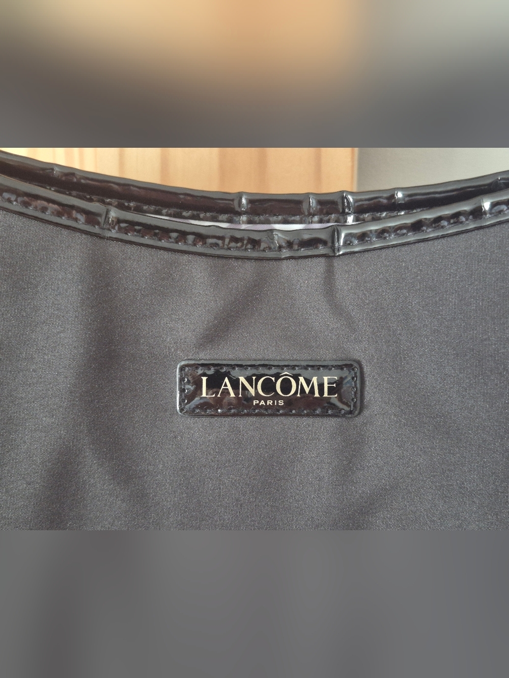 NWOT Lancôme Tote Shopper Bag with Patent Trim - Picture 15 of 16